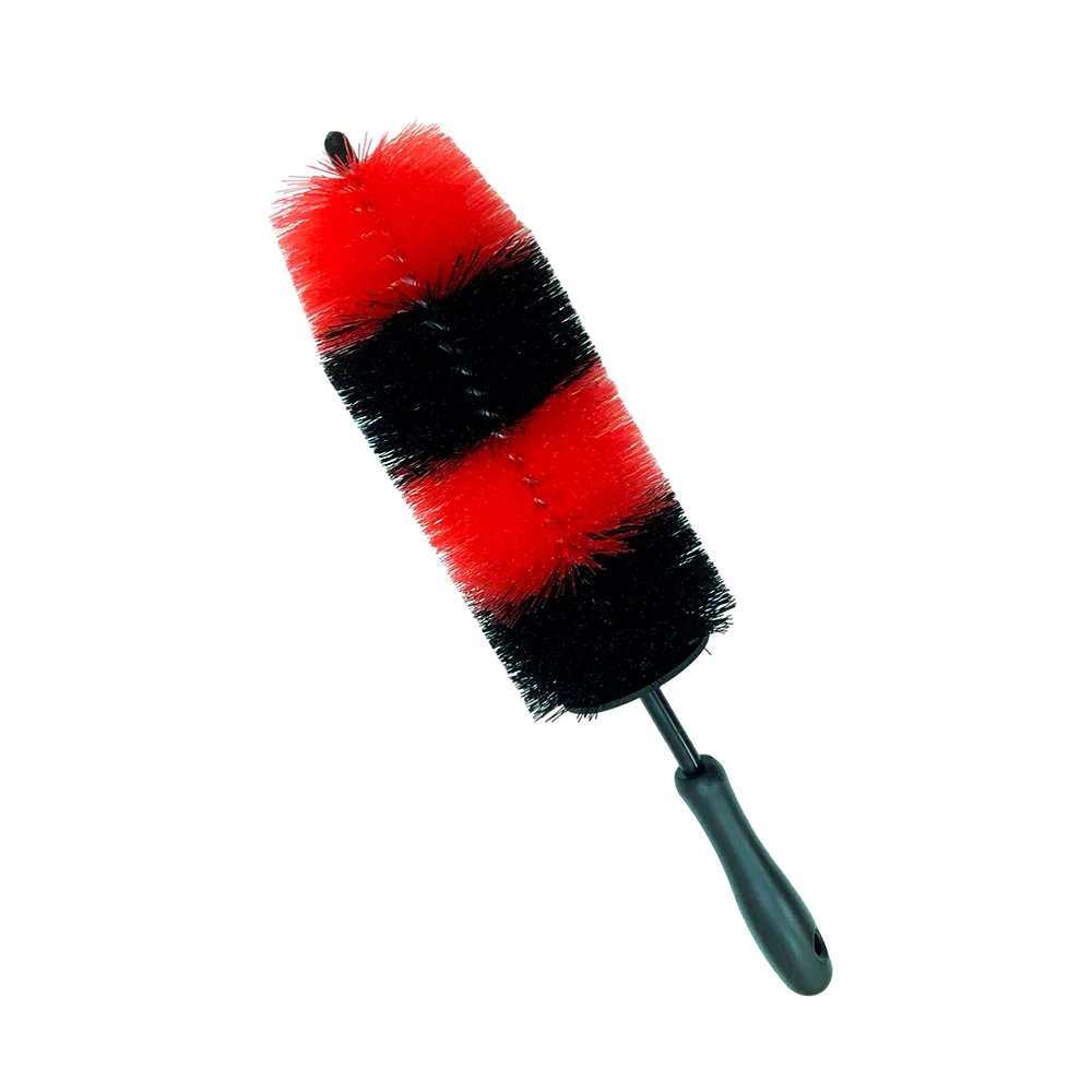 DTL Щетка для чистки колесных дисков, черно-красная, XL