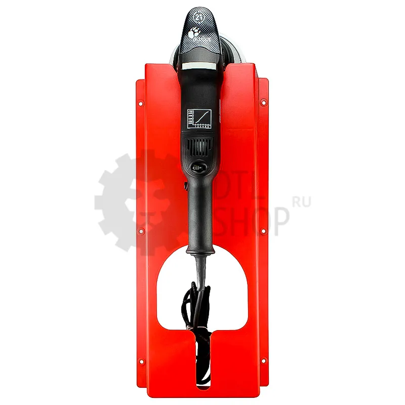 Shine Systems Holder Держатель полировальных машинок, настенный, пластик, черный 60*25, 5*9, 5см - 1