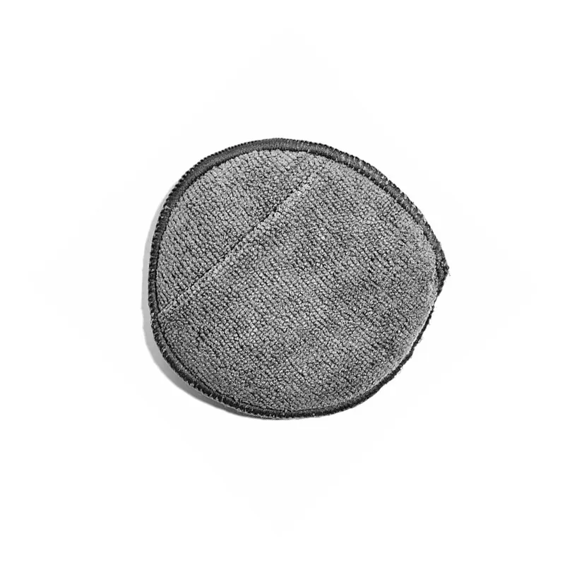 MegaShiner Round Fiber Pad - Аппликатор микрофибровый с карманом серый, диаметр 12 см - 1