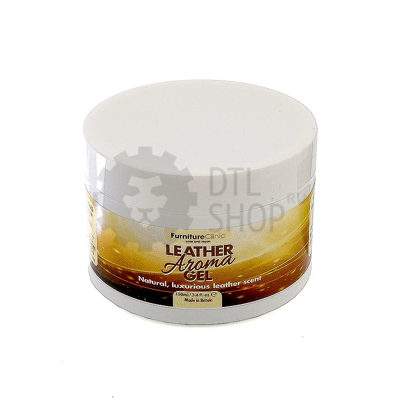 LeTech Leather Aroma Gel - Гелевый ароматизатор с запахом элитной кожи, 150 мл