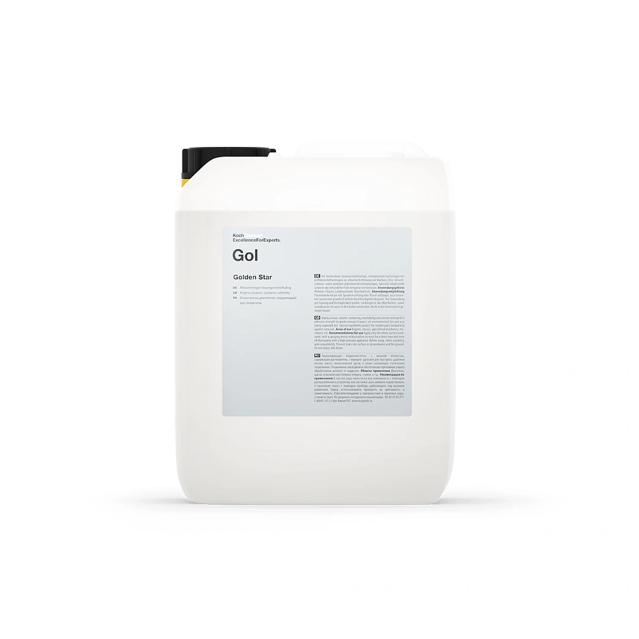 Koch Chemie Golden Star NTA-free - Состав для мойки двигателя (подкапотного пространства) без NTA*, 5 л