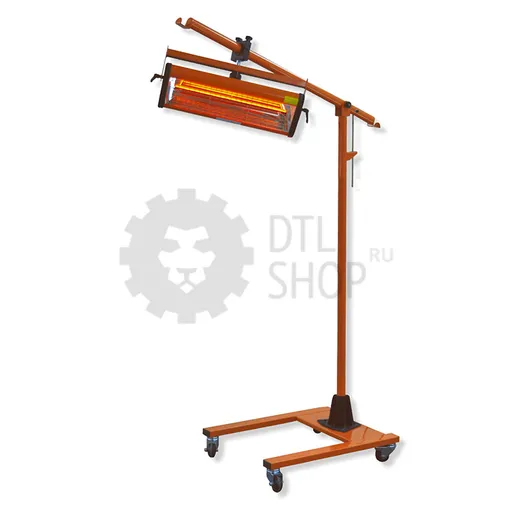 WiederKraft Однокассетная мобильная ИК сушка на двухсекционной стойке - 1