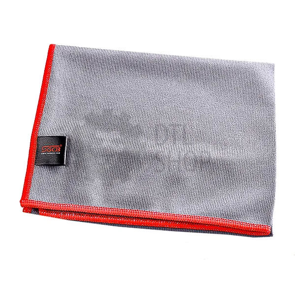 SGCB Glass Microfiber Towel - микрофибра для протирки стекол 40*40см 300 г/м2 серая