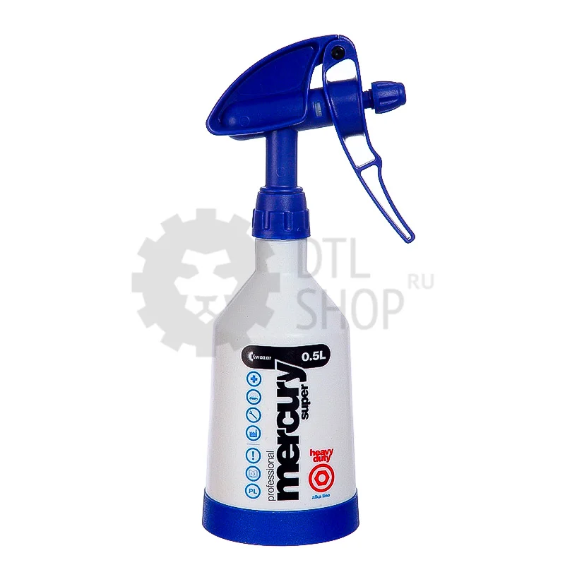 Kwazar Mercury Super Alkaline - Курковый распылитель, синий, 500 мл