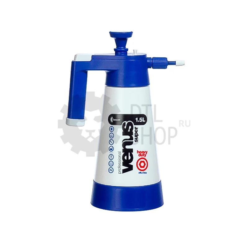 Kwazar Venus Super Alkaline - Накачной помповый распылитель, синий, 1.5 л