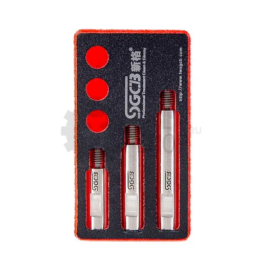 SGCB Набор насадок-удлинителей для полировки М14, 3 шт - 1