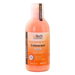 LeTech Leather Fluor Colourant Orange - краска для кожи флуоресцентная, оранжевый, 200 мл