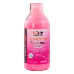 LeTech Leather Fluor Colourant Fuchsia - краска для кожи флуоресцентная, фуксия, 200 мл