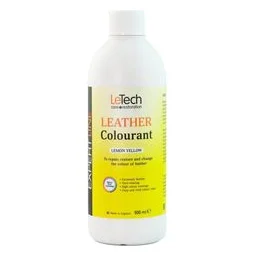 LeTech Leather Colourant Lemon Yellow - краска для кожи, лемонно-желтый, 500 мл