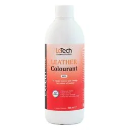 LeTech Leather Colourant Red - краска для кожи, красный, 500 мл