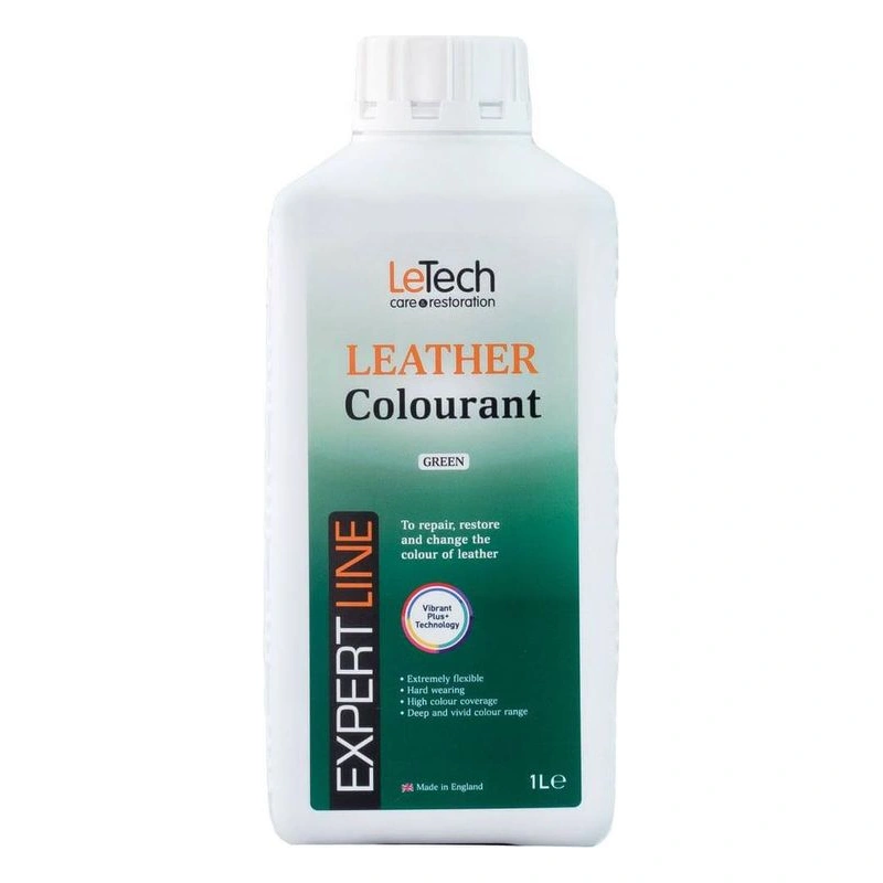 LeTech Leather Colourant Green - краска для кожи, зеленый, 1 л - 1