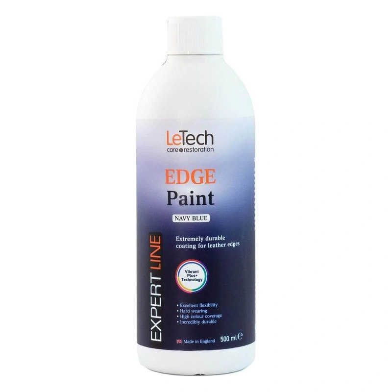 LeTech Leather Edge Paint Navy Blue - краска для уреза кожи, темно-синий, 500 мл - 1