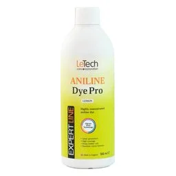 LeTech Leather Aniline Dye Pro Lemon - проникающая краска для кожи, лемонный, 500 мл