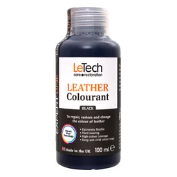 LeTech Leather Colourant Black - краска для кожи, черный, 100 мл