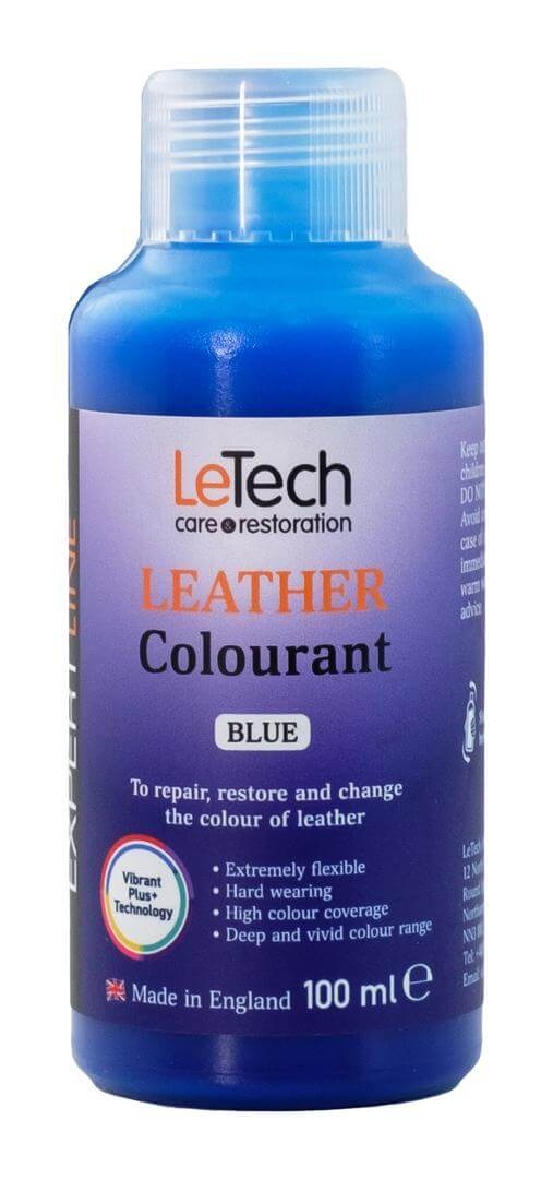 LeTech Leather Colourant Blue - краска для кожи, синий, 100 мл - 2