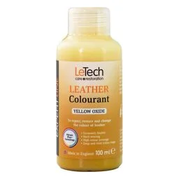LeTech Leather Colourant Yellow Oxide - краска для кожи, оксидный желтый, 100 мл