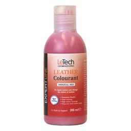 LeTech Leather Colourant Imperial Red - краска для кожи, имперский красный, 200 мл