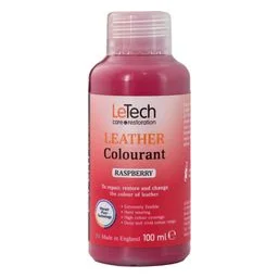 LeTech Leather Colourant Raspberry - краска для кожи, малиновый, 100 мл