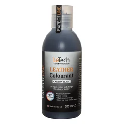 LeTech Leather Colourant Carbon Black - краска для кожи, угольно-черный, 200 мл