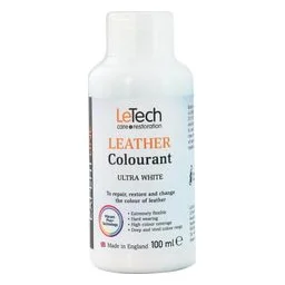 LeTech Leather Colourant Ultra White - краска для кожи, ультра-белый, 100 мл