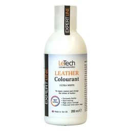 LeTech Leather Colourant Ultra White - краска для кожи, ультра-белый, 200 мл