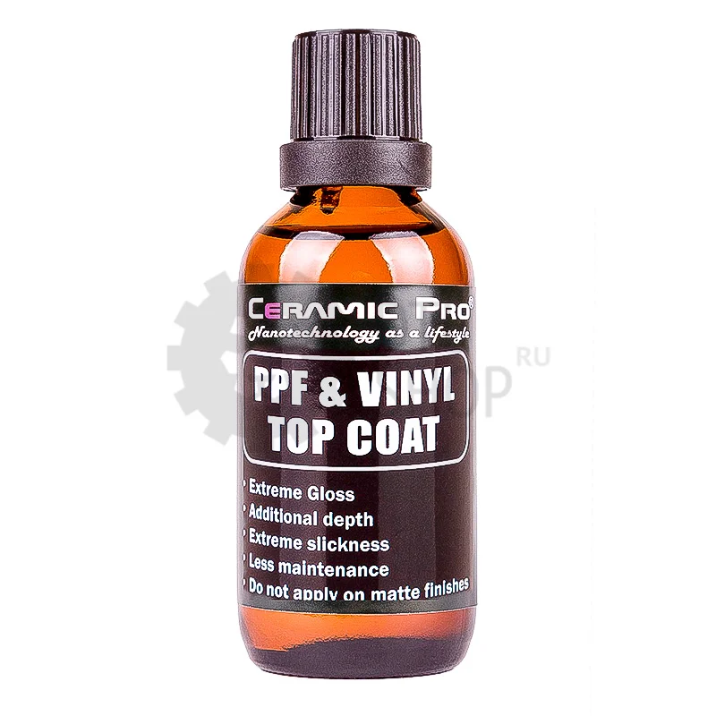 Ceramic Pro PPF&Vinyl Top Coat - защитное покрытие для виниловых и полиуретановых пленок, 50 мл