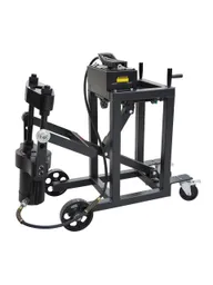 WDK-TKS75E Выпрессовщик шкворней (шкворнедав) гидравлический 75т. С рамой и пневмогидравлическим насосом